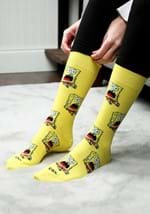 Surprised Spongebob Crew Sock Alt 1