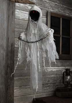 3ft Hanging Faceless Ghost Animatronic Decoration