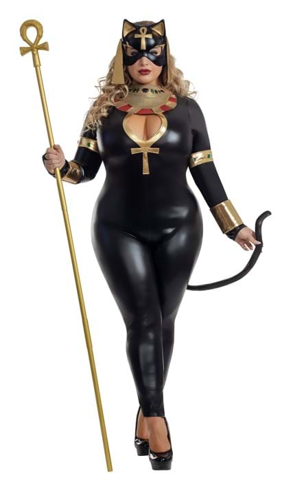 Women's Plus Size Egyptian Catsuit Costume