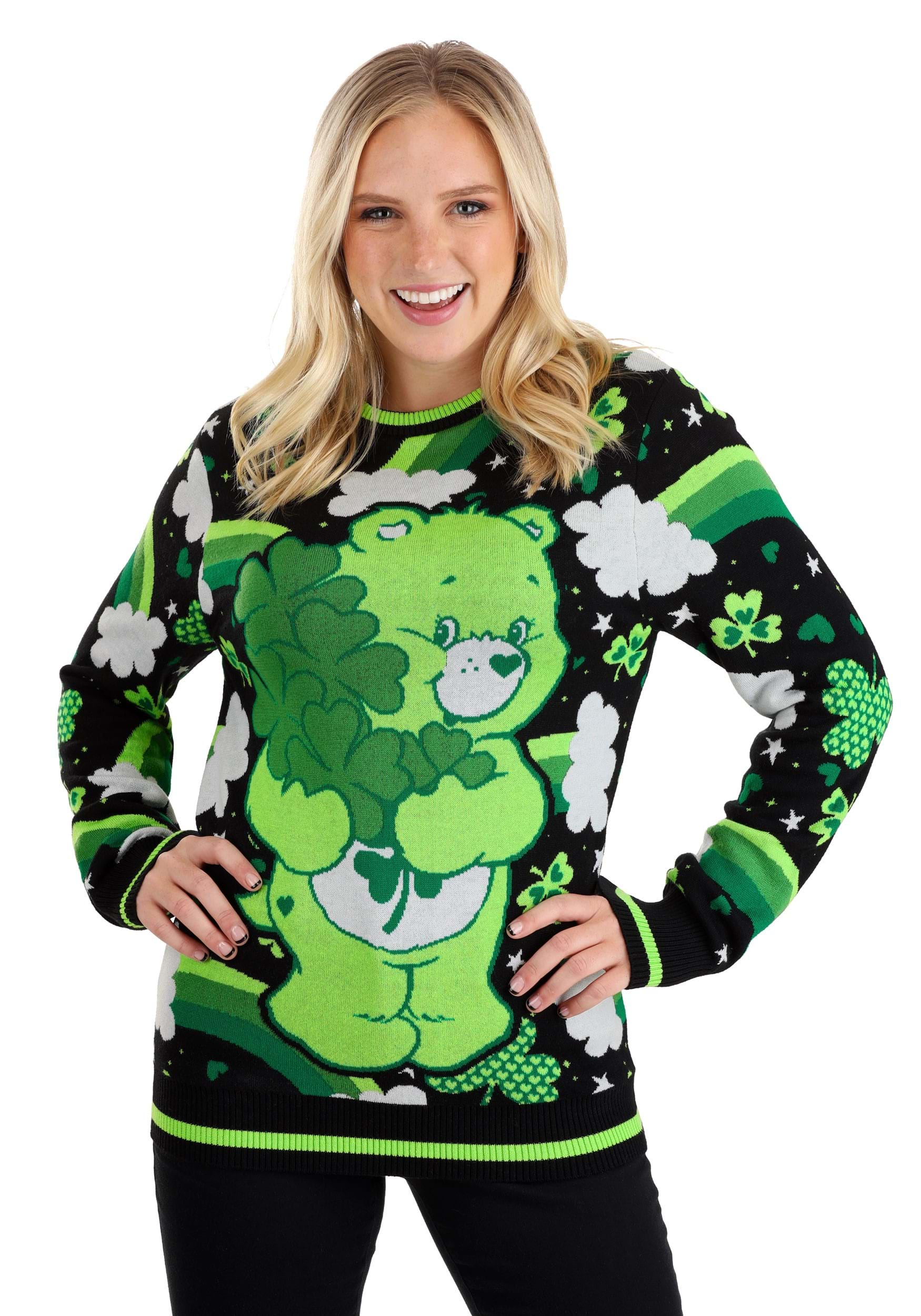 Care Bears Good Luck Bear Saint Patrick's Day Sweater