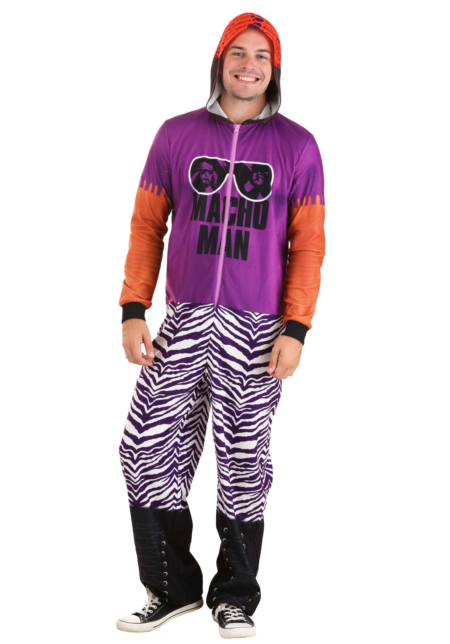 Adult WWE Macho Man Union Suit Onesie , WWE Costumes