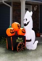 Inflatable 6ft Pumpkin Vendor Ghost