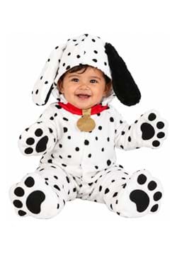 Infant Plush Dalmatian Puppy Jumpsuit Costume upd