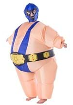 Inflatable Kids Blue Wrestler Costume Alt 2