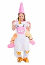 Inflatable Child Unicorn Ride On Costume