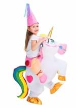 Inflatable Child Unicorn Ride On Costume