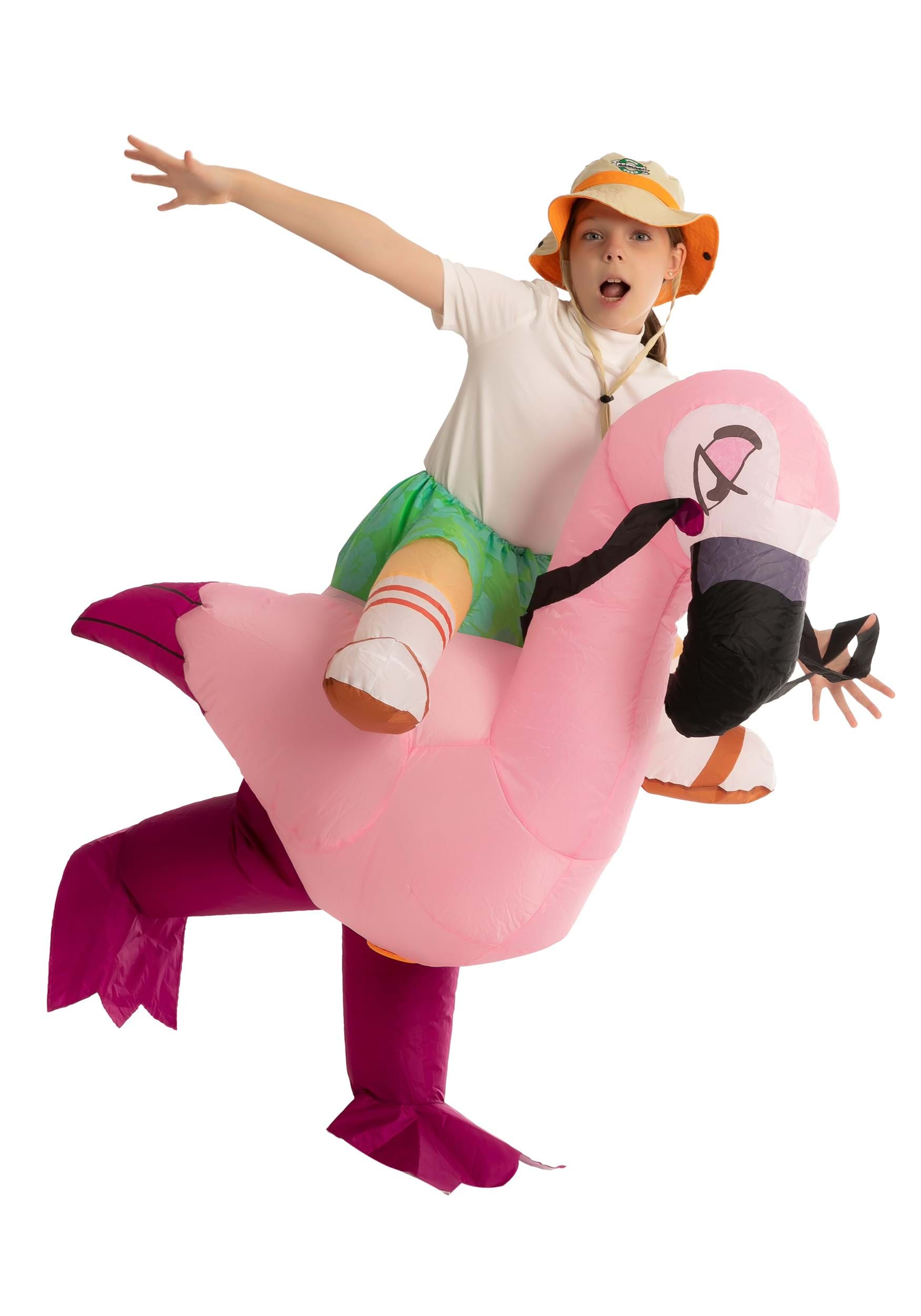 Kid's Flamingo Ride-On Costume