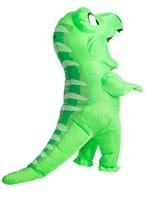 Adult Inflatable Green T-Rex Costume Alt 1