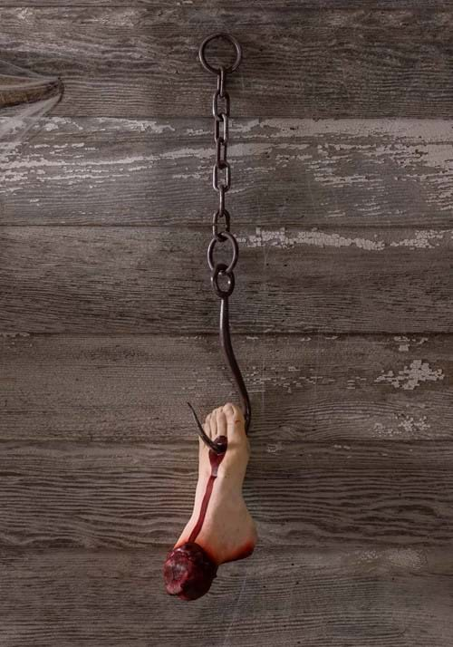 Bloody Foot on Hook