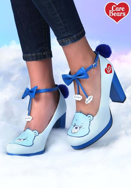 Women's Care Bears Grumpy Bear Ankle Strap Heels