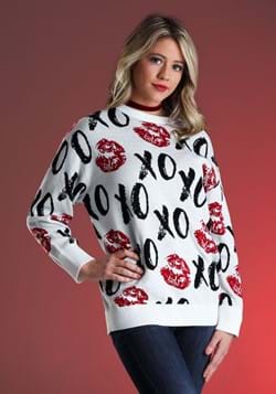 Hugs and Kisses Valentine's Day Adult Sweater