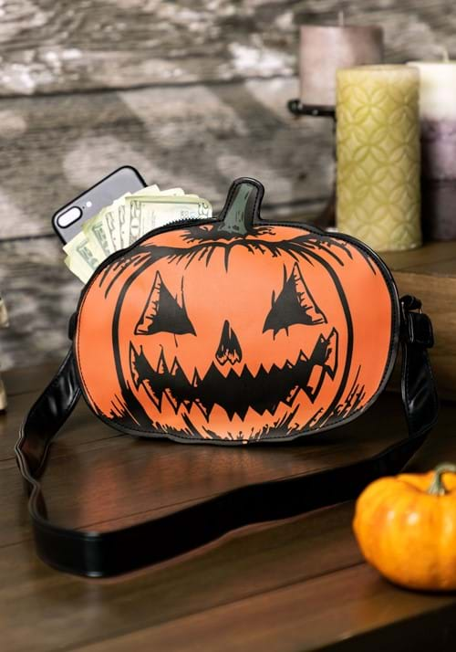 Jack O Lantern Pumpkin Purse-0