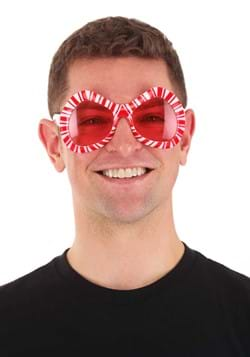 Mod Candy Cane Costume Glasses Alt 2