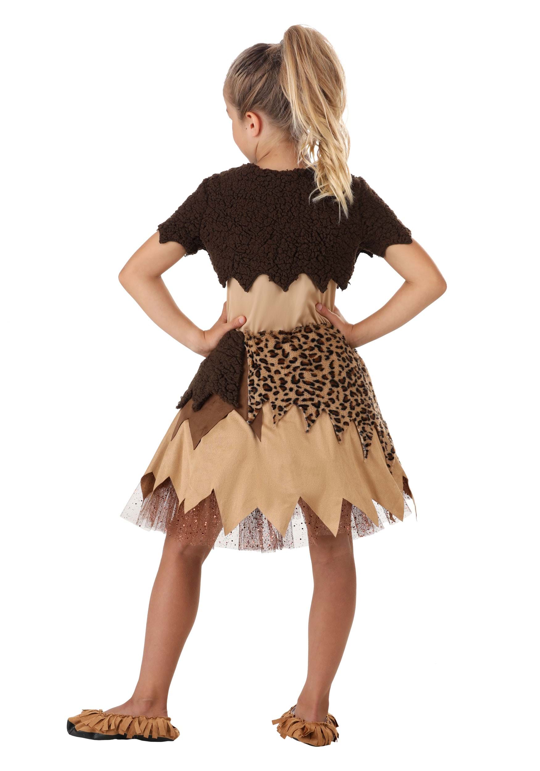 Cavegirl Dress Costume For Kids , Caveman Costumes