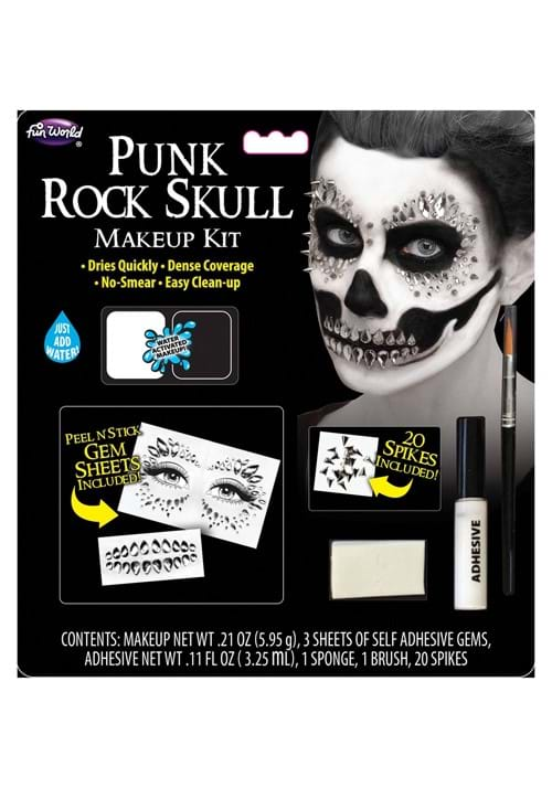 Punk Rock Skull Makeup Kit