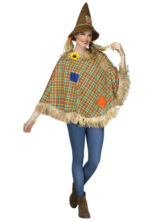 Sweet Scarecrow Adult Poncho