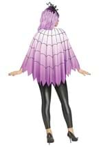 Women's Purple Ombre Spider Web Poncho Alt 1