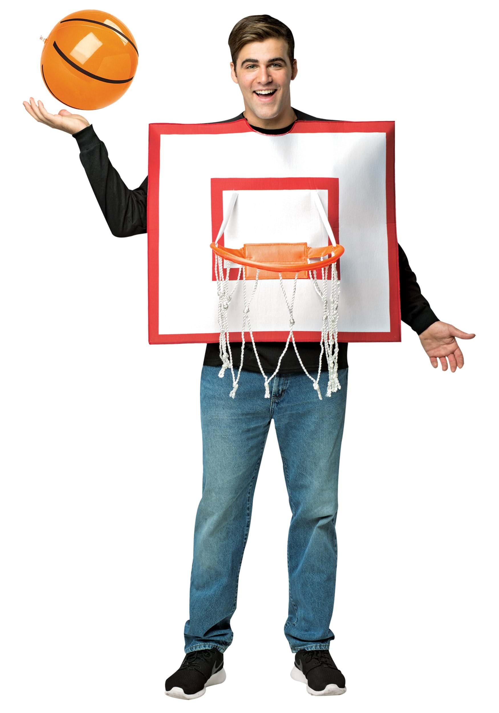 Basketball Ball And Hoop Costume , Adult Sports Costumes