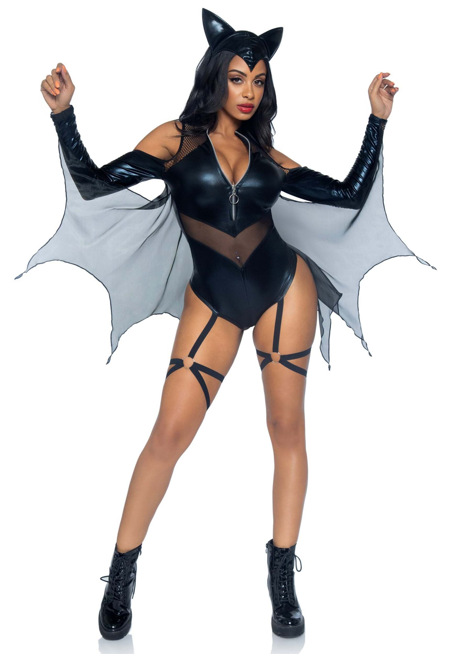 Sexy Women's Night Bat Costume
