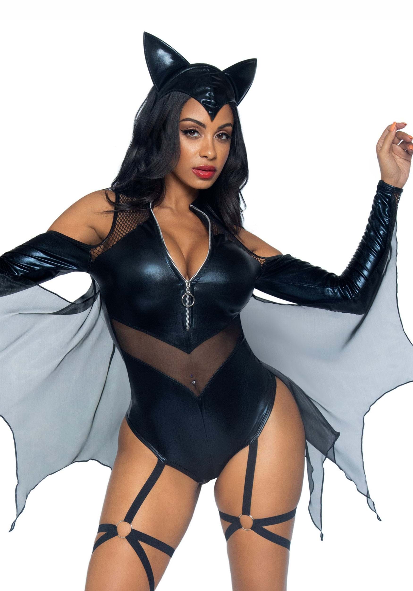 Sexy Women's Night Bat Costume