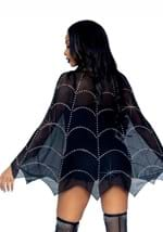 Sheer Rhinestone Spiderweb Poncho Alt 1