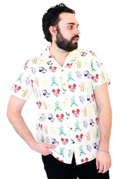 Cakeworthy Unisex Mickey Rainbow Sensational 6 Camper Shirt