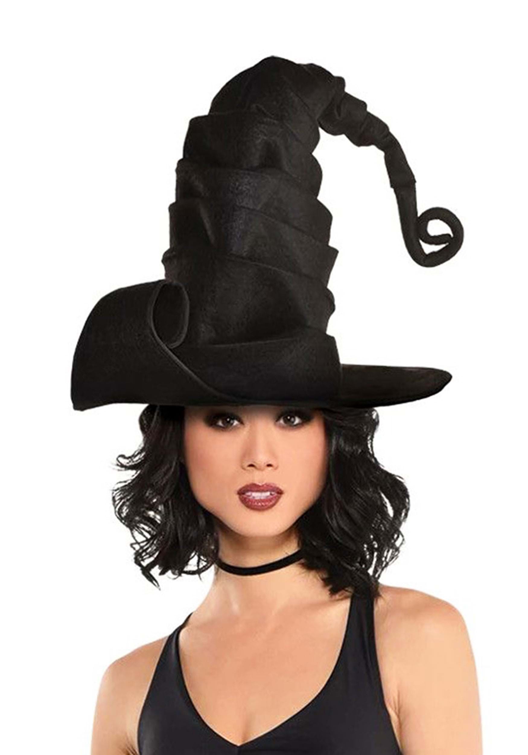 Adult Crinkle Witch Hat , Witch Accessories