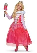 Girls Sleeping Beauty Aurora Deluxe Costume Alt 1