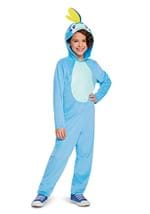 Kids Pokemon Sobble Hooded Jumpsuit Classic Costume Alt 1