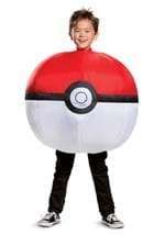 Inflatable Poke Ball Child Costume Alt 2