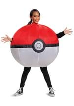 Inflatable Poke Ball Child Costume Alt 3