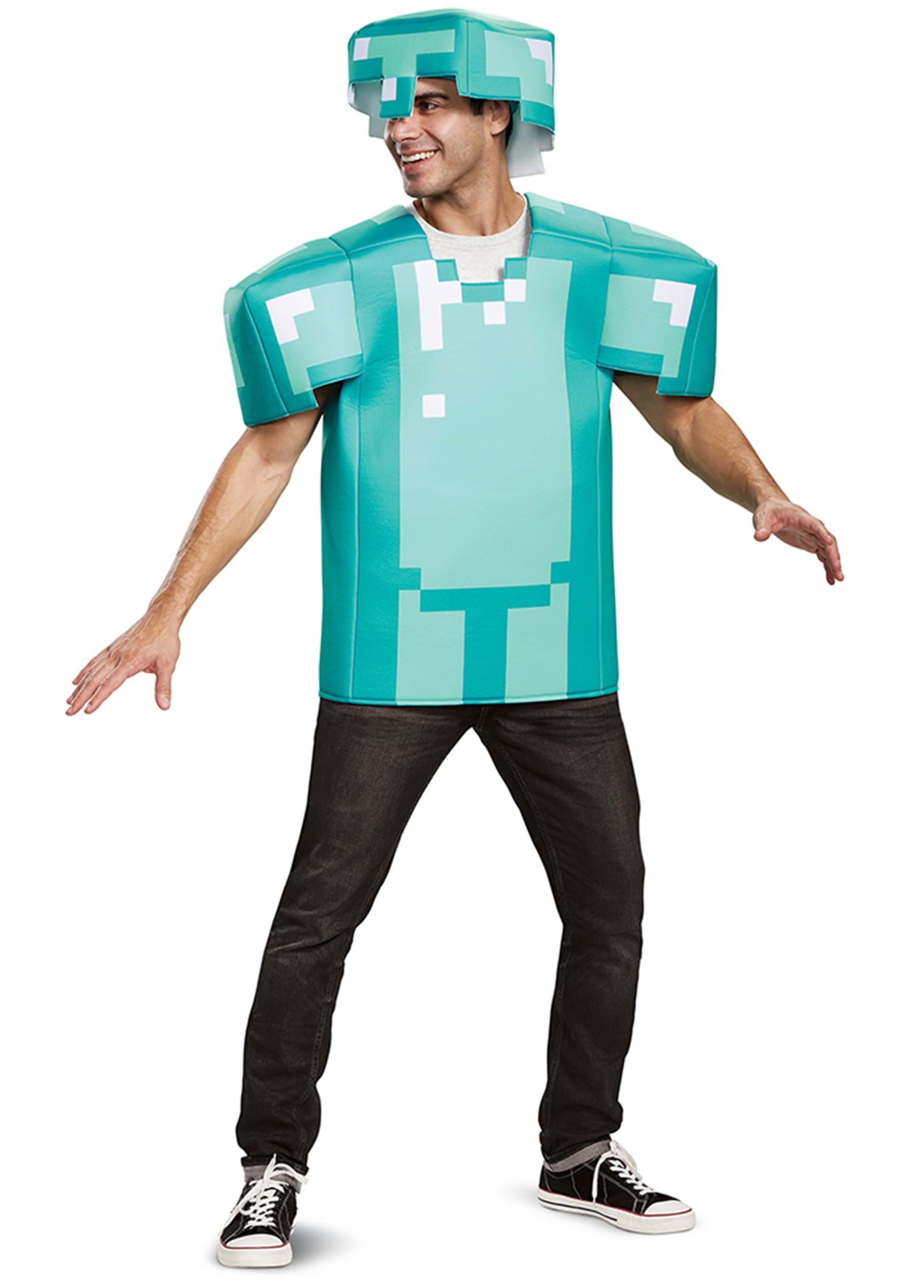 Classic Minecraft Armor Costume For Adults