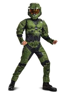 Halo Infinite Master Chief Kid's Muscle Costume