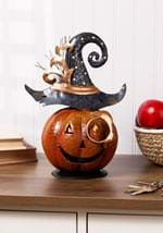 11 Inch Metal Jack O Lantern Prop