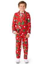 Boys Suitmeister Red Christmas Trees Stars