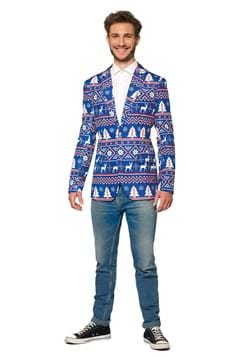 Men's Suitmeister Christmas Blue Nordic Blazer