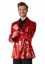 Mens Suitmeister Sequins Red Blazer Alt 2