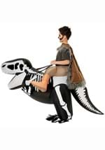 Skeleton T-Rex Ride On Inflatable Kids Costume ALt 2