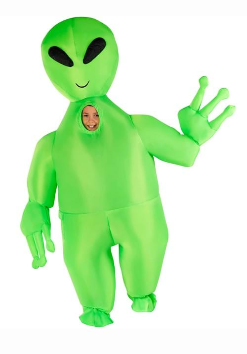 Alien Giant Inflatable Kids Costume