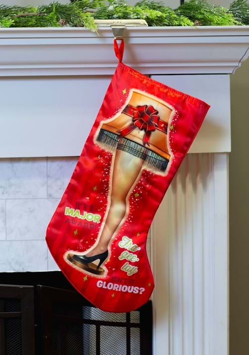 A Christmas Story Leg Lamp Light Up Stocking