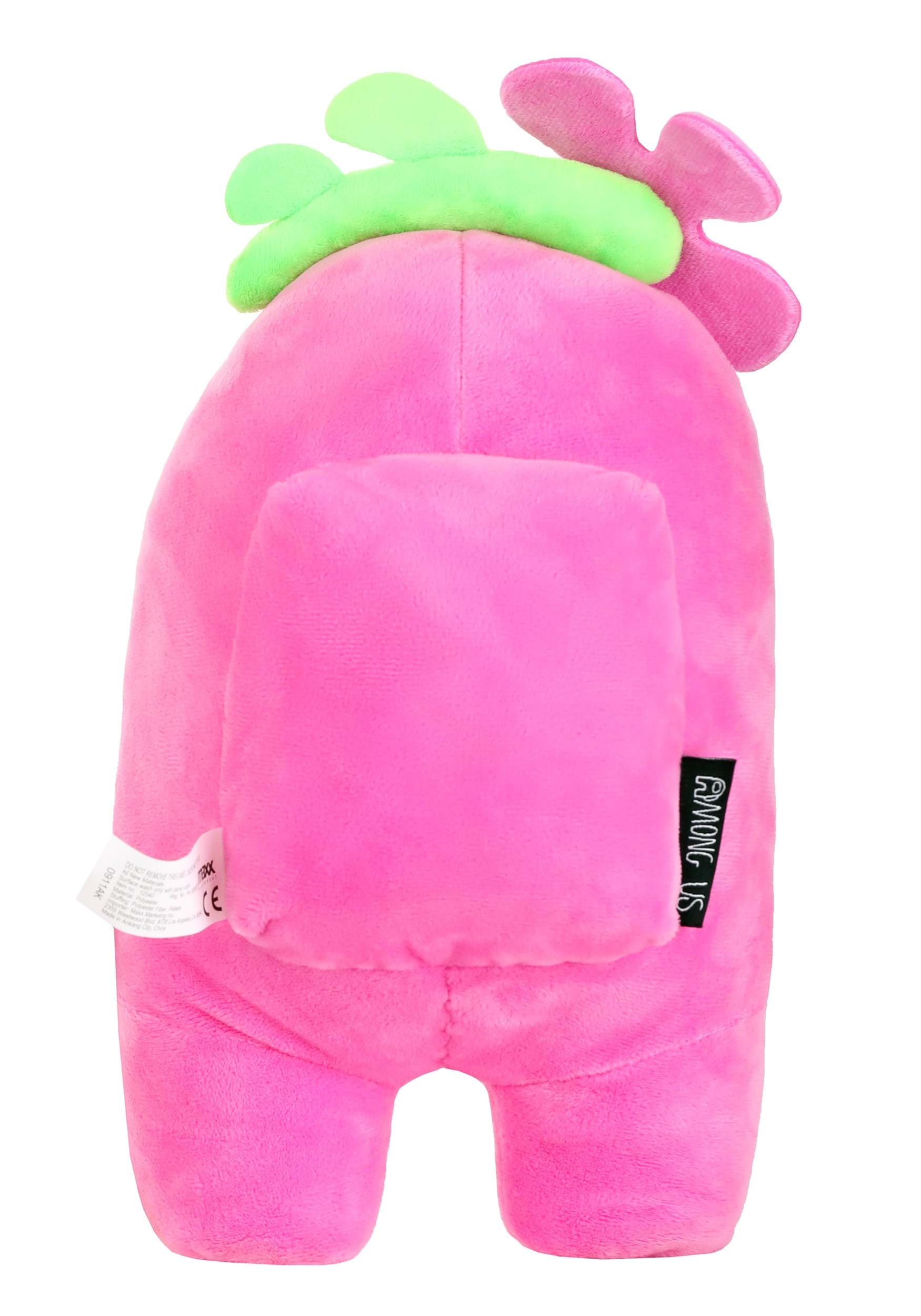 12 Inch Pink Plush w/ Flower Among Us Plush Toy