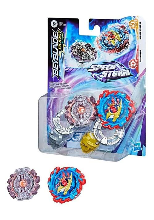 Beyblade Burst Speedstorm Mirage Helios H6 Gaianon G6 Set