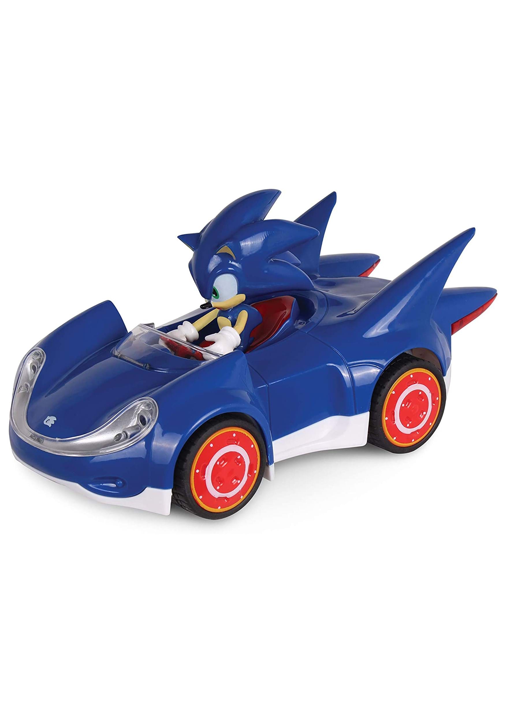 Sonic the Hedgehog Tails Racing Pull Back Race Action Car Figure Gift Toy Kids 