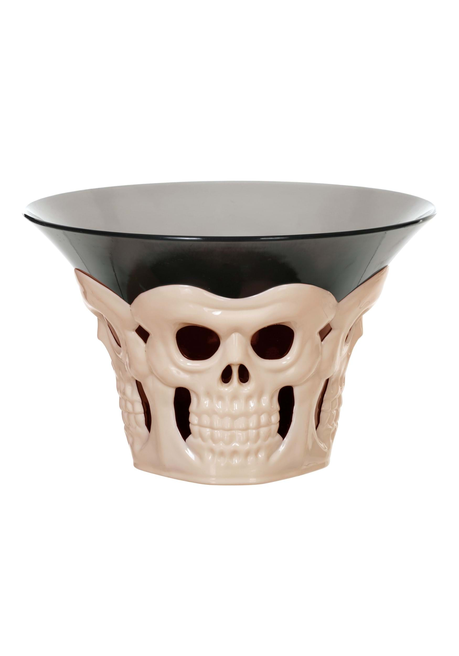 4.5 Inch Skull Candy Dish Decoration , Halloween Decor