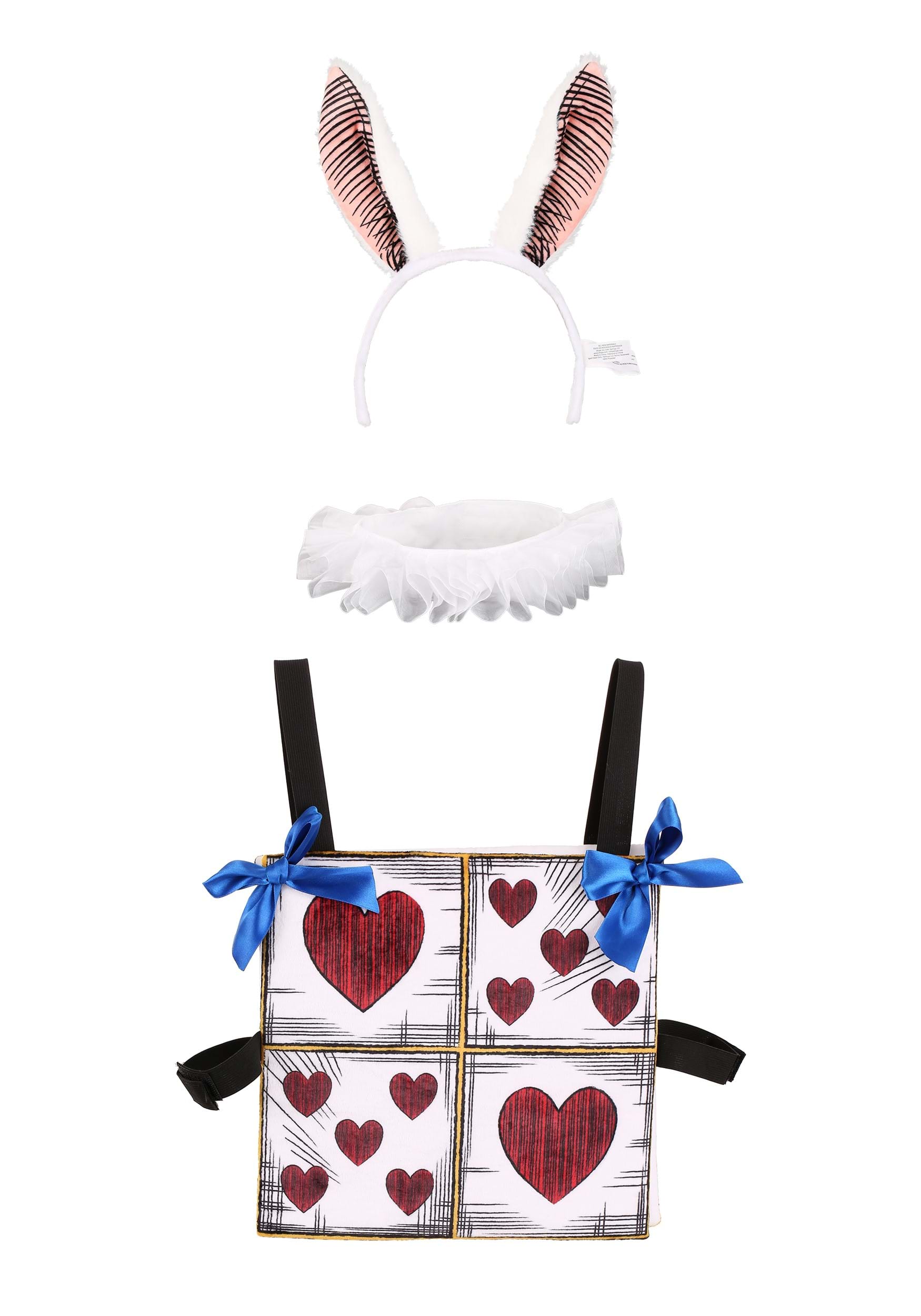 White Rabbit Costume Kit For Adults