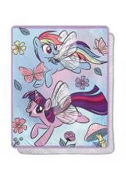 My Little Pony Floral Flight Silk Touch Sherpa Throw