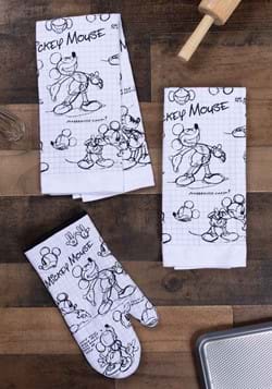 Disney Mickey Sketchbook Oven Mitt Towels Set
