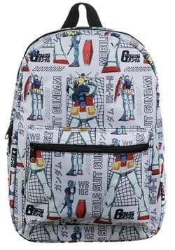 Mobile Suit Gundam Sublimated Backpack