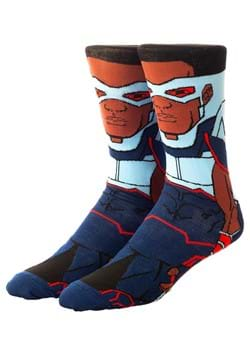 Marvel  Black Widow Red Guardian 360 Character Crew Socks