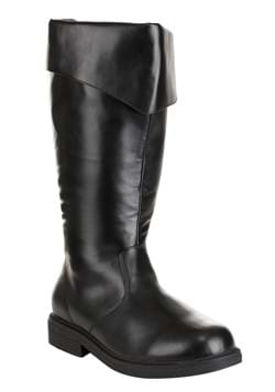 Tall Mens Black Costume Boots
